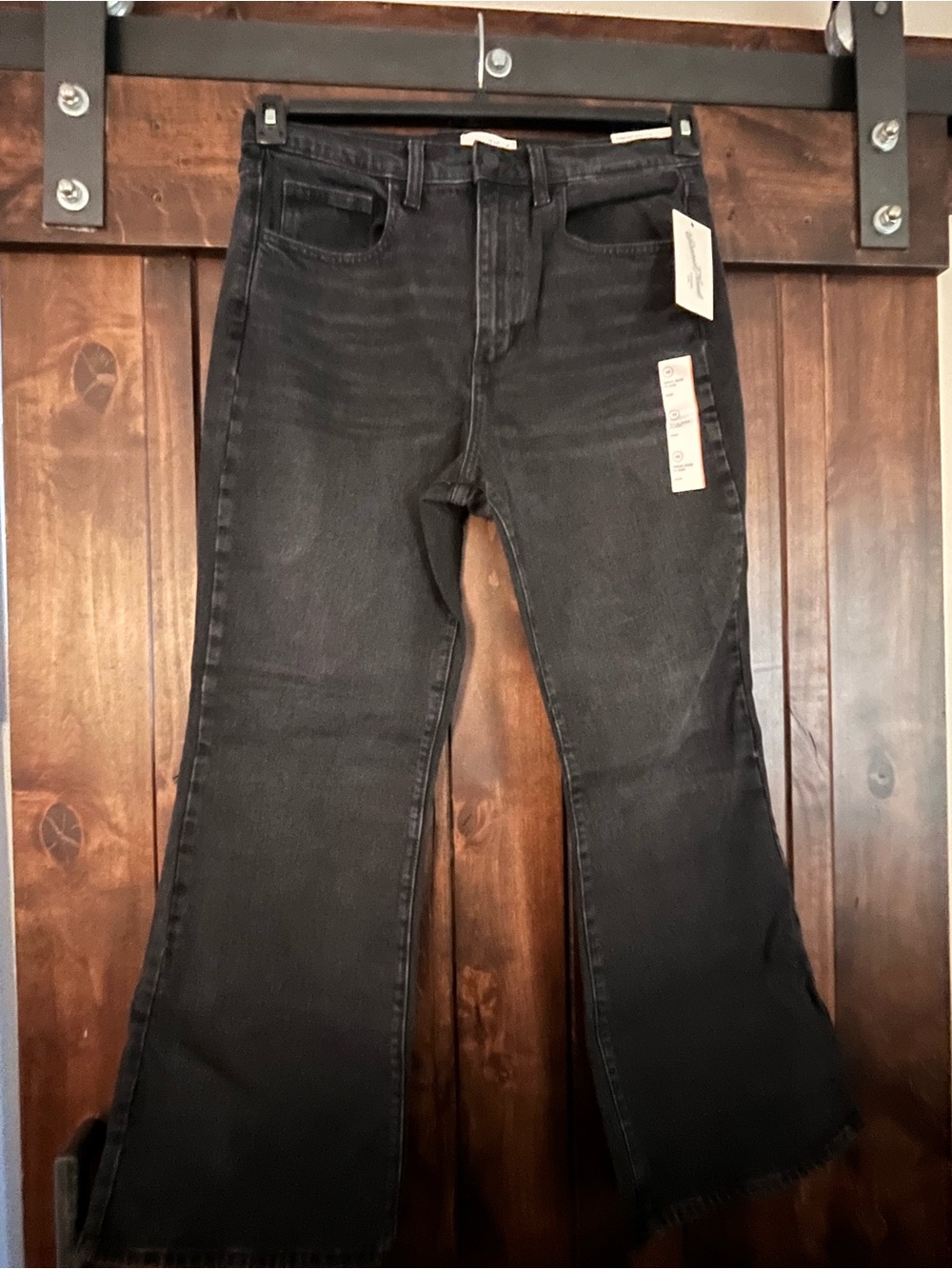 Universal Thread Black High-Rise Flare Jeans